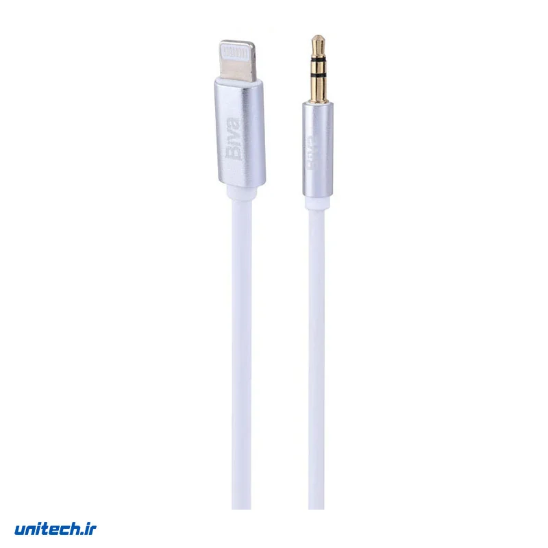 کابل تبدیل Lightning به AUX بیوا AUX-05 طول 1 متر